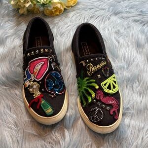 Marc Jacobs The Mercer Parch Slip On Shoes sz 5